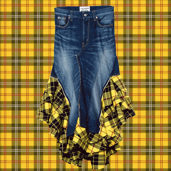 Comme Des Garçons Junya Watanabe Denim」のデニムスカート | Numero Comme Des Garçons Junya Watanabe Denim」のデニムスカート | Numero