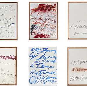 サイ・トゥオンブリー Galerie Yvon Lambert アート A2版 Cy Twombly