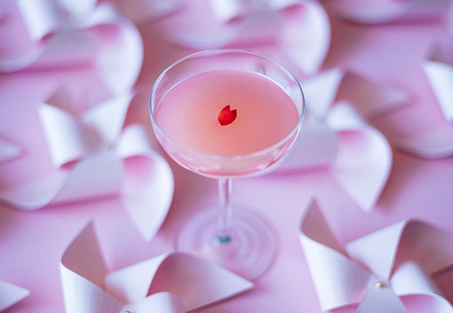 カクテル「Pink Petals」￥2,000