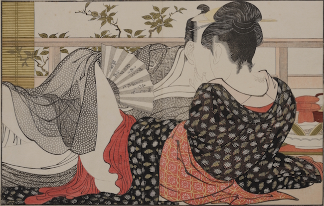 喜多川歌麿「歌まくら」 天明8年(1788) 浦上満氏蔵