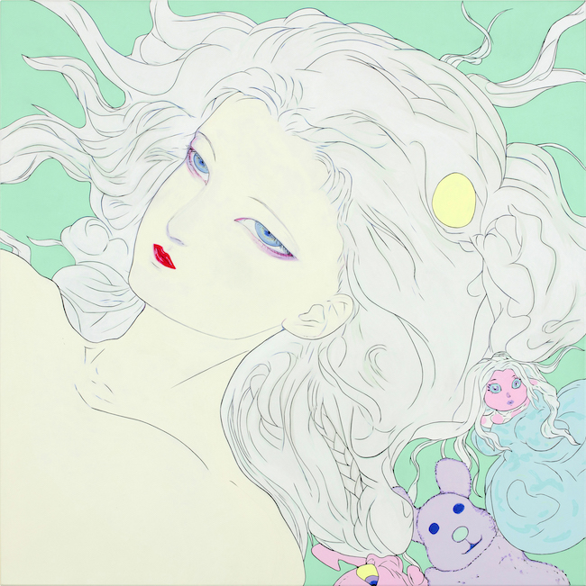 『Lady Blue』（2018）　©AMANO Yoshitaka, Courtesy Mizuma Art Gallery