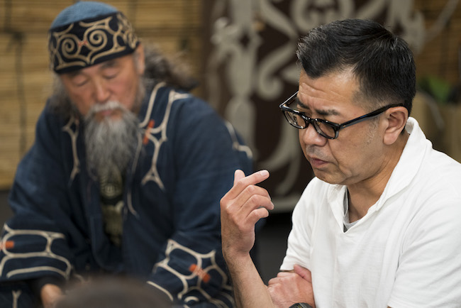 床州生氏（右）と西田正男氏（左）。 Photo: Tomoaki Okuyama