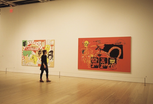 （左）Jean-Michel Basquiat and Andy Warhol,Paramount, 1984-85 Private Collection Artwork © The Estate of Jean-Michel Basquiat. Licensed by Artestar, New York.© 2019 The Andy Warhol Foundation for the Visual Arts, Inc. / Licensed by ARS, New York & JASPAR, Tokyo C3037（右）Jean-Michel Basquiat and Andy Warhol,Third Eye, 1985 Bischofberger Collection, Männedorf-Zurich Artwork © The Estate of Jean-Michel Basquiat. Licensed by Artestar, New York.© 2019 The Andy Warhol Foundation for the Visual Arts, Inc. / Licensed by ARS, New York & JASPAR, Tokyo C3037