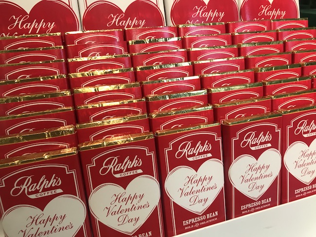 バレンタイン限定チョコレートバー 小¥700、大¥1,300
