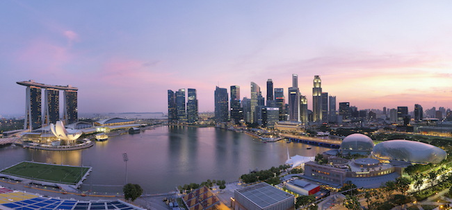 View from Mandarin Oriental, Singapore