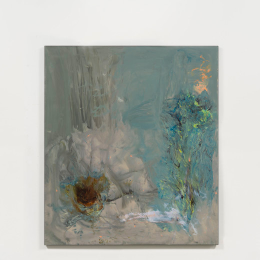 Ryan Sullivan, Blue Painting, 2019,  Cast urethane resin, fiberglass, epoxy, 175.3 × 152.4 cm © Ryan Sullivan, courtesy Sadie Coles HQ, London