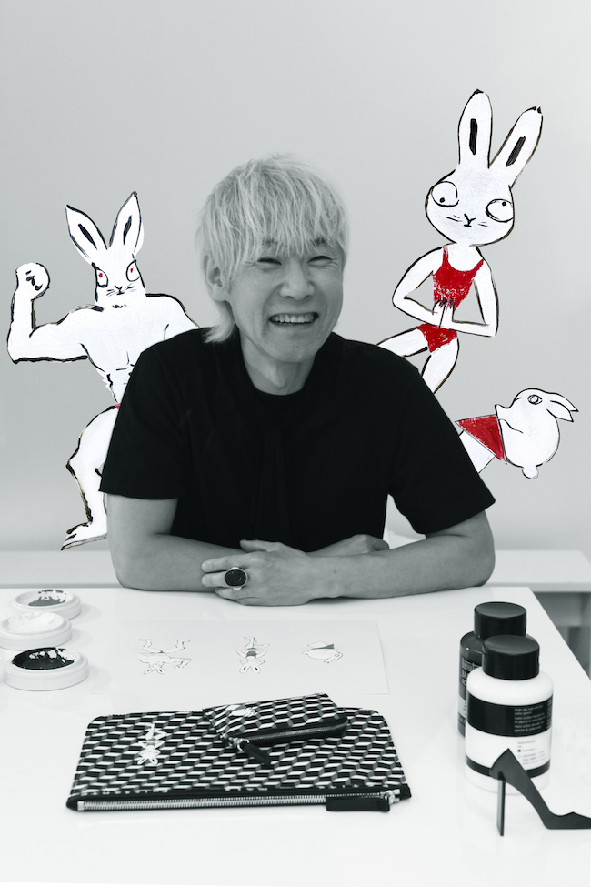 Pierre Hardy と河原シンスケがコラボ ウサギの手描きイラスト入り限定コレクション Numero Tokyo