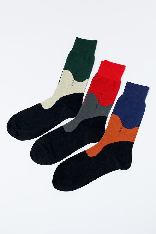 Color Panel Socks TABIO ¥1,800 サイズ 22.5-24.5、25-27