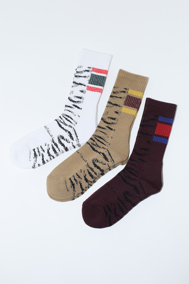 Tiger Jacquard Socks TABIO ¥2,000 サイズ 22.5-24.5、 25-27