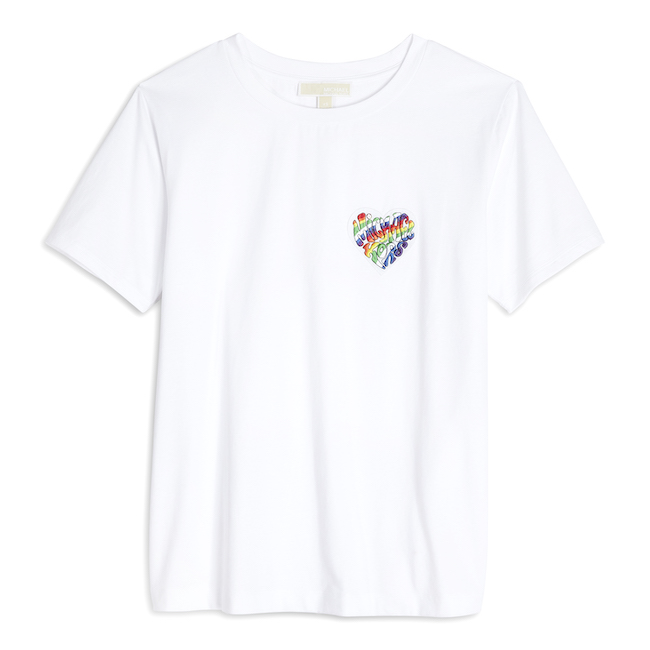 ユニセックス レインボー バッジ Tシャツ ￥13,200