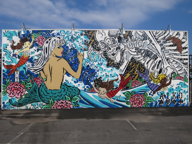 ニューヨーク、ブルックリンの壁画作品『Coney Art Walls』2015年