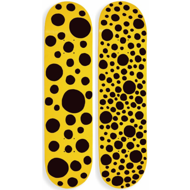 MoMA 草間彌生（右）『Dots（スモールドット ブラック）』（左）『Dots（ビッグドット ブラック）』各 ¥28,600／MoMA Design Store