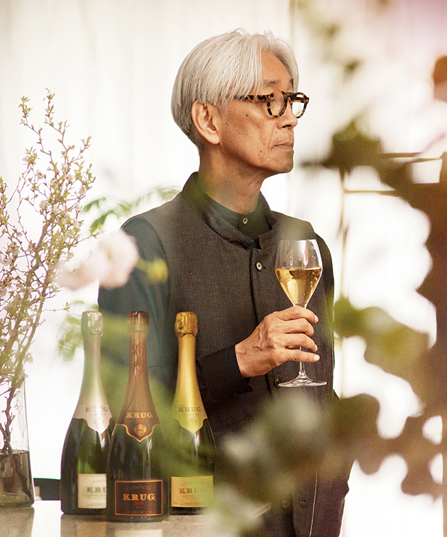 坂本龍一が贈る、クリュッグ シャンパーニュの調べ | Numero TOKYO