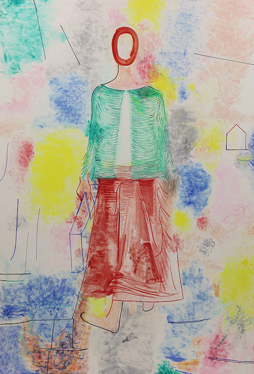 O JUN『美しき天然』2019年 油彩、キャンバス 350×240×5 cm Courtesy: ミヅマアートギャラリー（東京）
