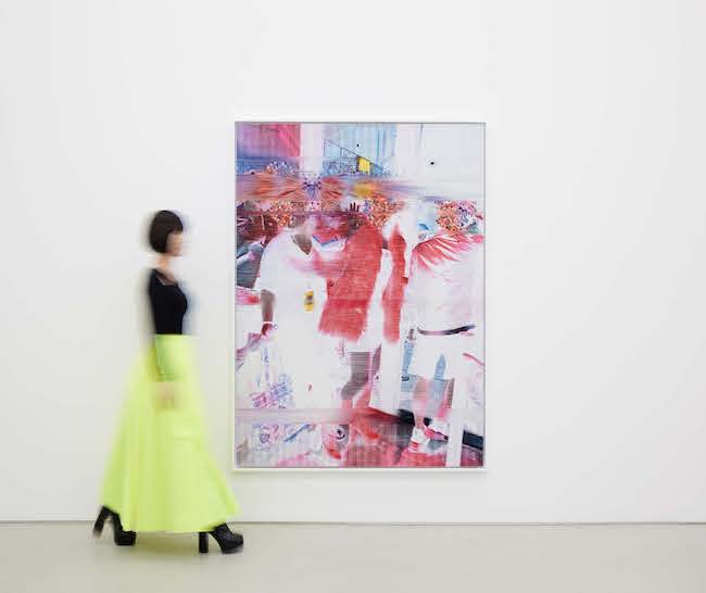 Asami Kiyokawa, We're looking for something, 2022, mixed media, 180.7 x 131.7 cm, Photo: Munetaka Tokuyama
