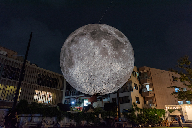 　「Museum of the Moon」　（下北線路街 空き地）　Image Masataka Tanaka