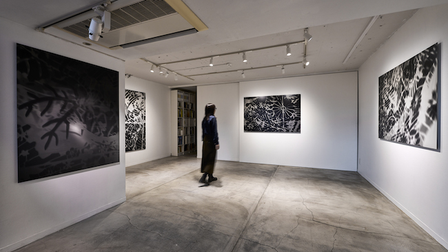 大巻伸嗣 個展「moment」展示風景、2023、アートフロントギャラリー、photo by Fumihito Nagai