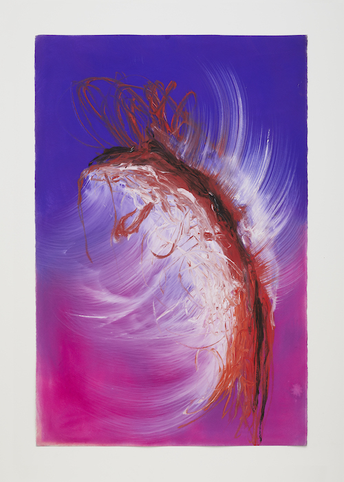 Untitled, 2022, Gouache on paper, 101 x 66 cm ©Anish Kapoor. All rights reserved JASPAR, 2023