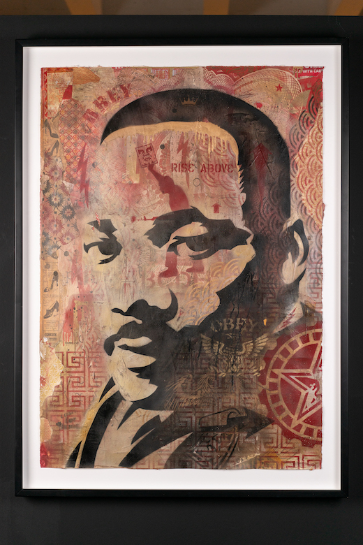 SHEPARD FAIREY 『MLK JR（マーティン・ルーサー・キング・ジュニア牧師）』Photo：© MUCA / wunderland media