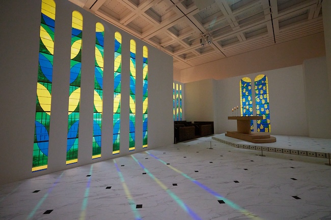 展示風景　ヴァンスのロザリオ礼拝堂の内部再現