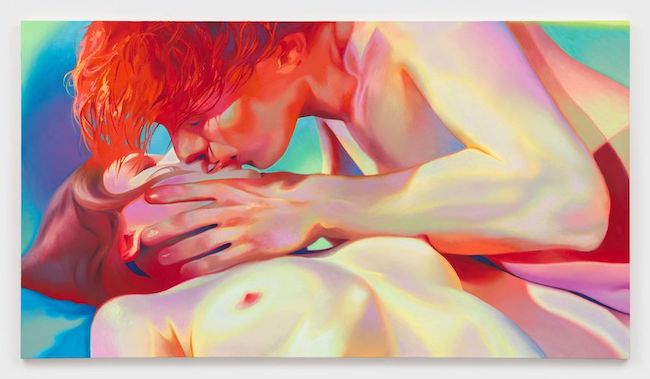 Robin F. Williams, The Man Who Fell to Earth, 2023. Oil on canvas, 127 x 228.6 cm | 50 x 90 inch. Photo by JSP Art Photography. Courtesy of the artist, P·P·O·W, and Perrotin.