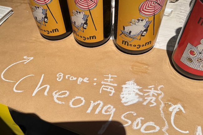 韓国の白ワイン用品種「チョンソ」