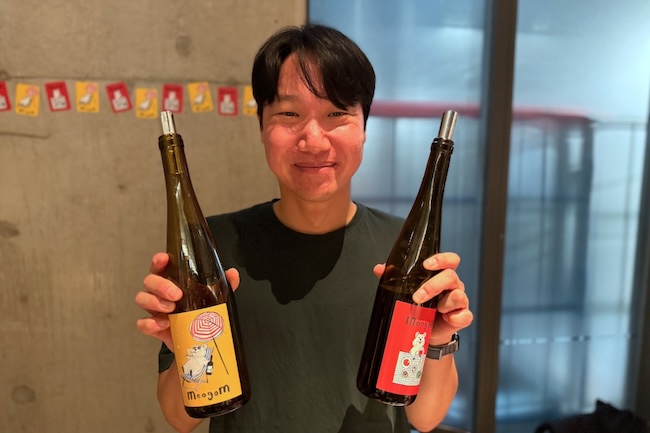 韓国MEOGOMのワインメーカー、Joshua hojung chungさん
