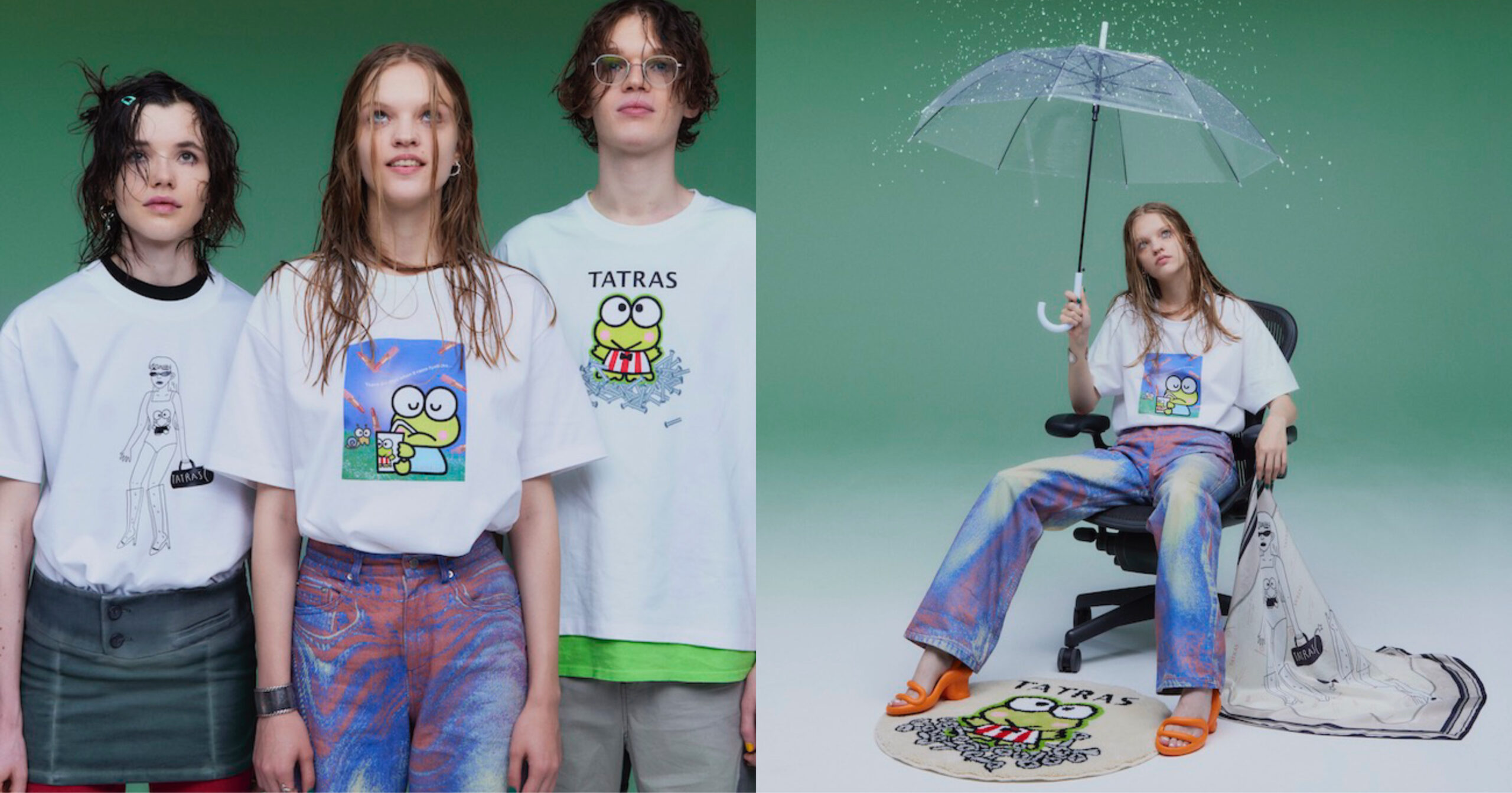 TATRAS」×とんだ林蘭×けろけろけろっぴのコラボアイテムが発売