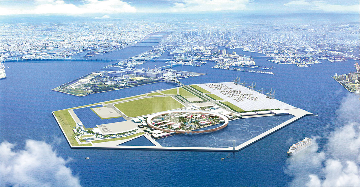 「大阪・関西万博」会場パース図(提供:2025年日本国際博覧会協会)