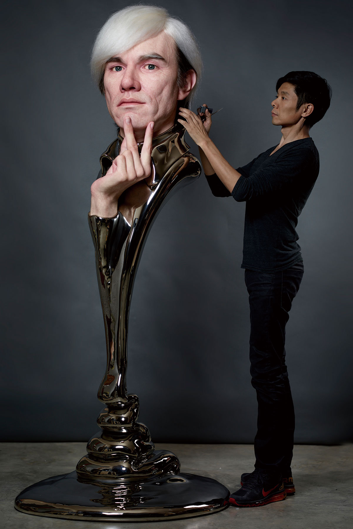 カズ・ヒロ『Andy Warhol』2013年 © Kazu Hiro Courtesy of the artist and Institute for Cultural Exchange, Tübingen