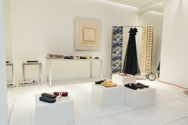 履物 関づかのお誂え会も開催。