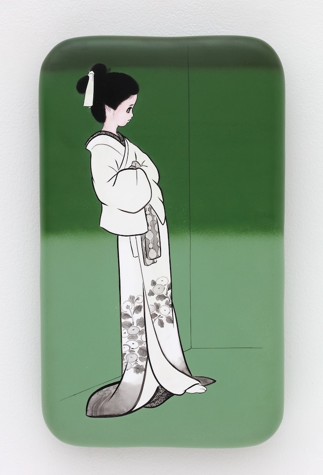 『七木立 – ときわ』（部分）　(2025年) photo : 宮島径　©ai yamaguchi ・ ninyu works Courtesy of Mizuma Art Gallery