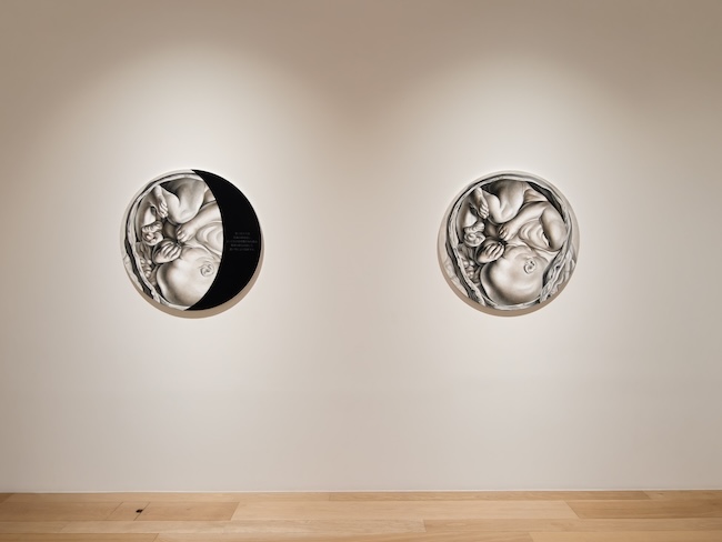 「『元始女性は太陽だった』のか？」展示風景（山本れいら作品）、KOTARO NUKAGA Three、2025年、Photo by Layla Yamamoto