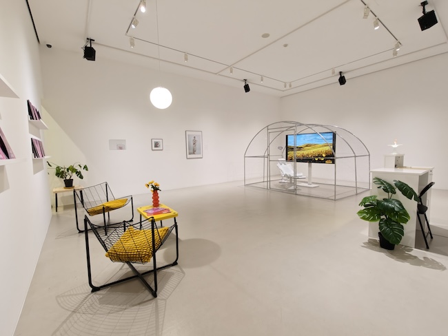 「『元始女性は太陽だった』のか？」展示風景（みょうじなまえ作品）、KOTARO NUKAGA Three、2025年、Photo by Layla Yamamoto