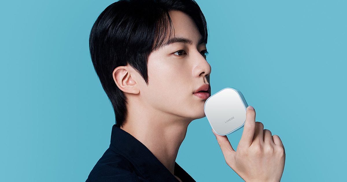 BTSのJIN、ラネージュ「ネオクッション ミュイ」のキャンペーンで陶器