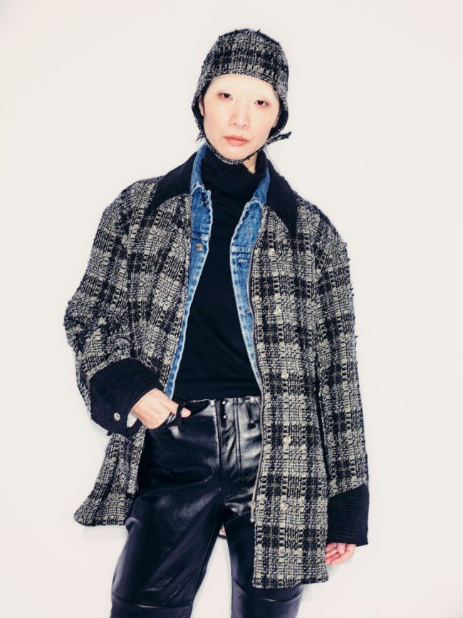 ツイードフィールドコート Numero CLOSETにて予約販売中。