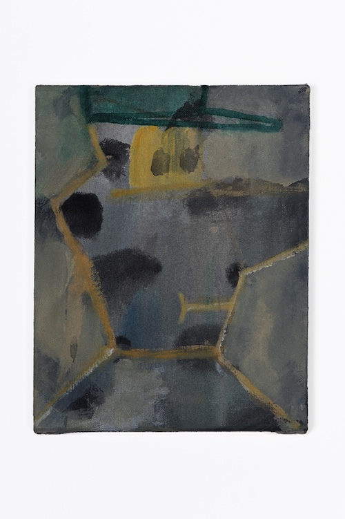 DIEGO, Courier, 2025 Acrylic, aerosol on canvas, 24 x 18.7 x 4.3 cm Photo: Riko Takagi