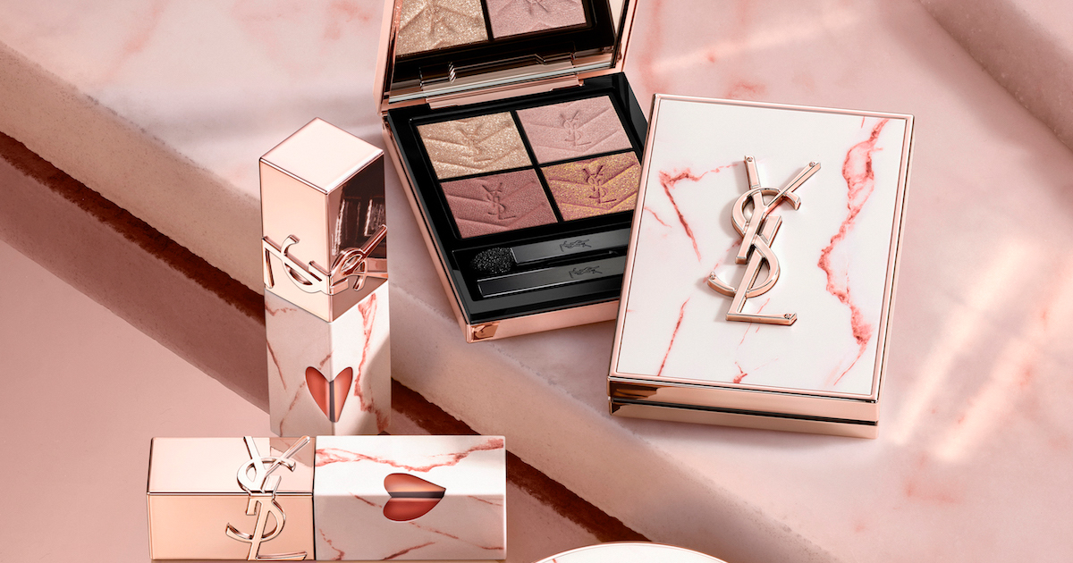 イヴ・サンローラン」からピンクマーブルの限定コレクションが登場