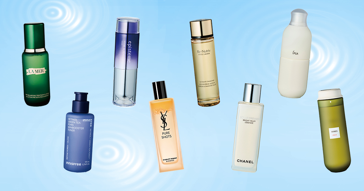 目的別で選ぶ化粧水。潤いからエイジングケアまで、美を支える名品12選