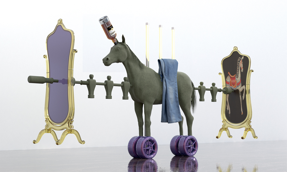 『Drunk unicorn』ヴァーチャルオブジェクト(2023年)