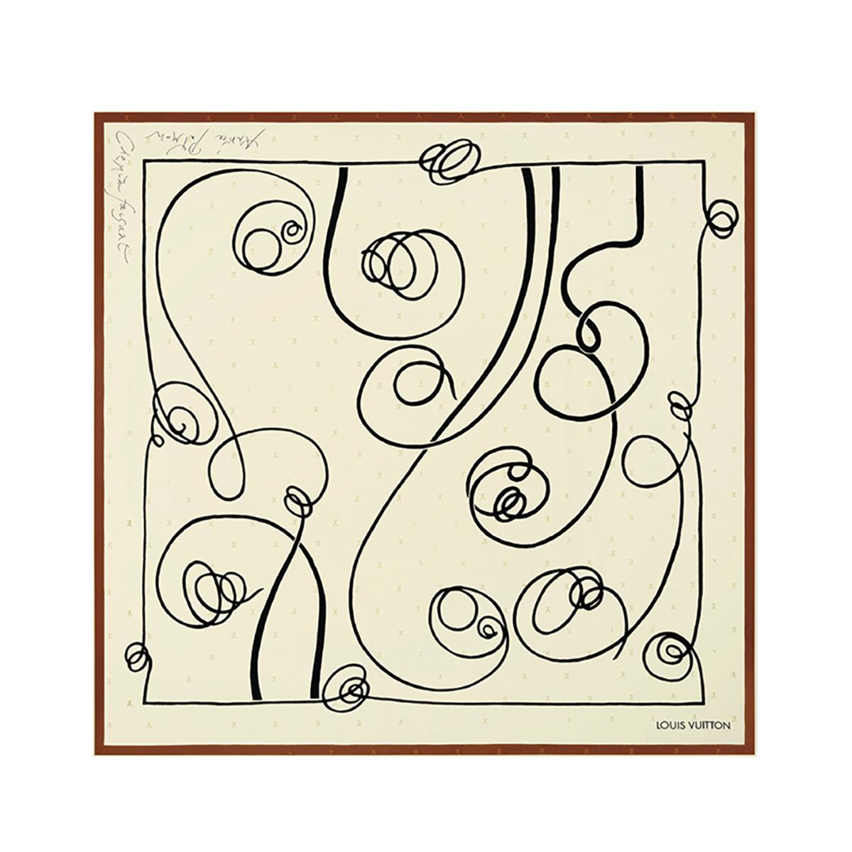 スカーフ(90 × 90cm)¥90,200/Louis Vuitton(ルイ・ヴィトン クライアントサービス)