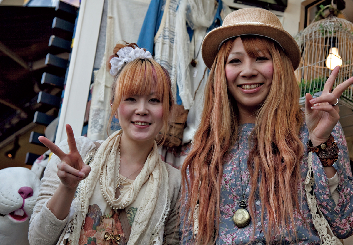 原宿・竹下通りの「森ガール」  ©Getty Images