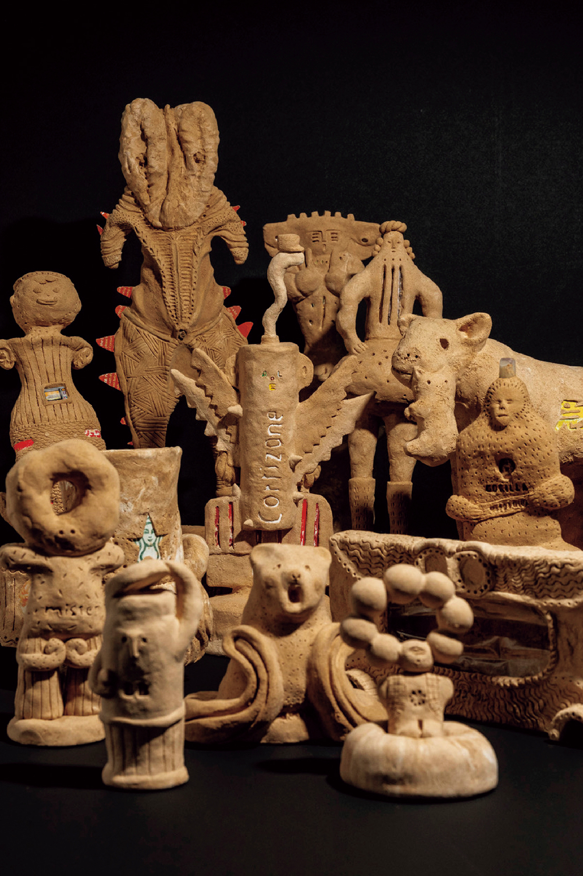 入江早耶『木土偶地蔵（もくどぐうじぞう）』2023-2024年