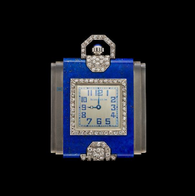 『懐中時計』 (1930年) ©Boucheron Private Collection