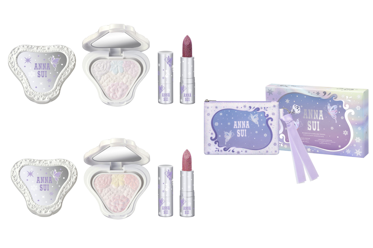 アナ スイ メイクアップ コレクション 限定2種 各¥7,150（11/1限定発売）／Anna Sui Cosmetics（アナ スイ コスメティックス 0120-735-559）