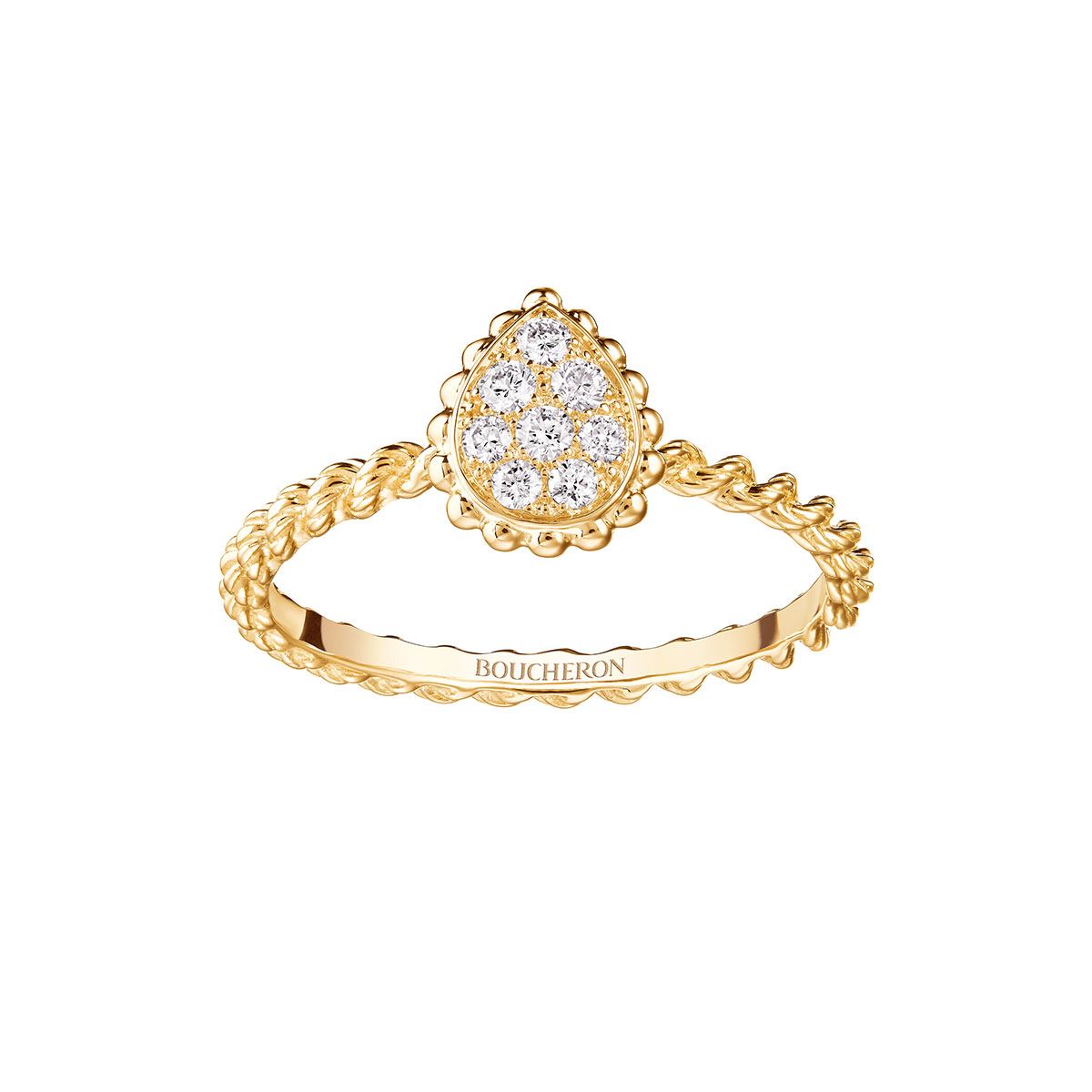 「セルパンボエム」リング(ダイヤモンド×YG)¥489,500(予定価格)/Boucheron(ブシュロン クライアントサービス 0120-230-441)