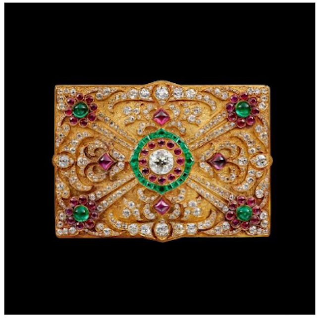 『ビーカーネールのマハラジャのバックル ベルト』 (1924年) ©Boucheron Private Collection