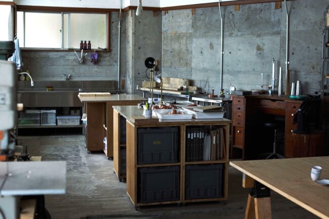 静岡のアトリエ。