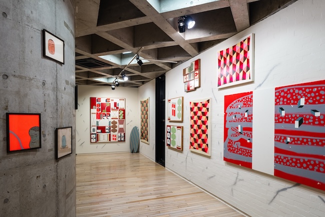 バリー・マッギー　展示風景
photo:Shuji Goto