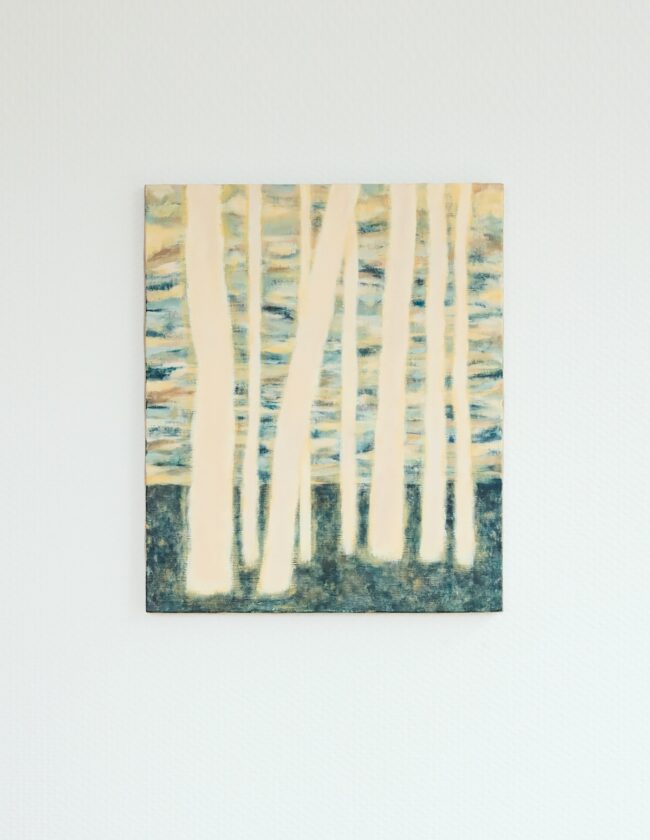 《white birch》白樺は、自身の思考を巡らせるきっかけであり、自分らしさを表す大切なモチーフだという。